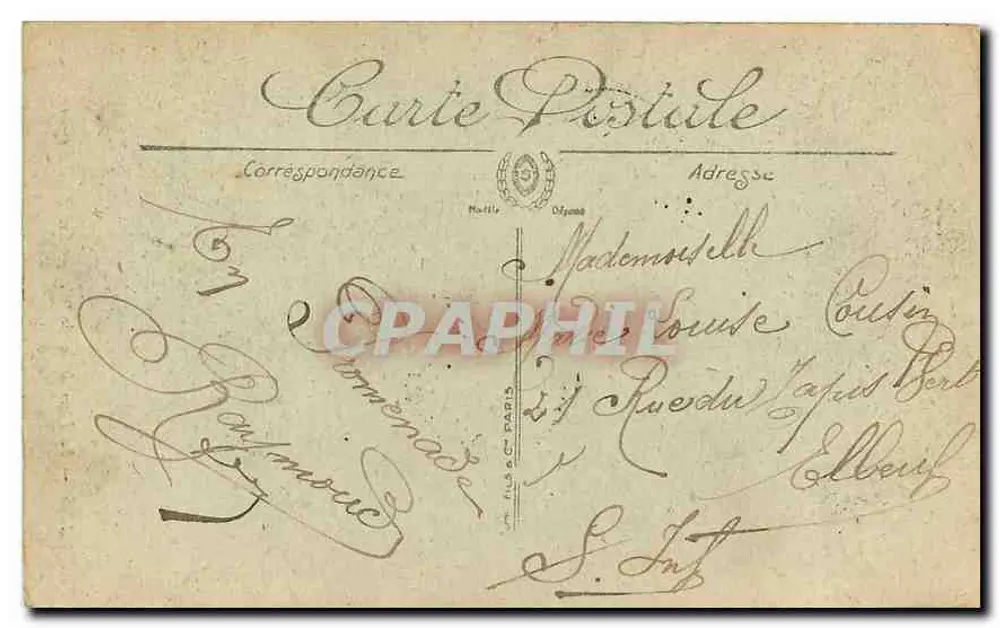 Paris — A Place de la Bastille — LL — 175 - Verso