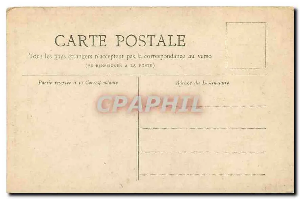 Paris — O Vale de Grâce — Coleção Petit Journal - Verso