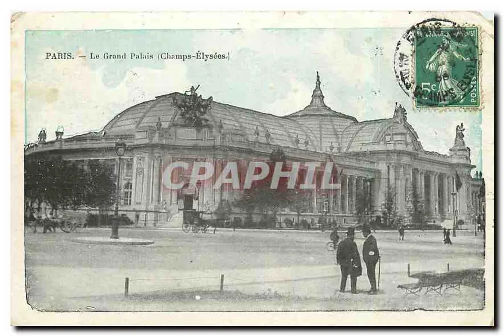 PARIS — O Grand Palais (Champs-Élysées.) — J.C. Paris - Frente