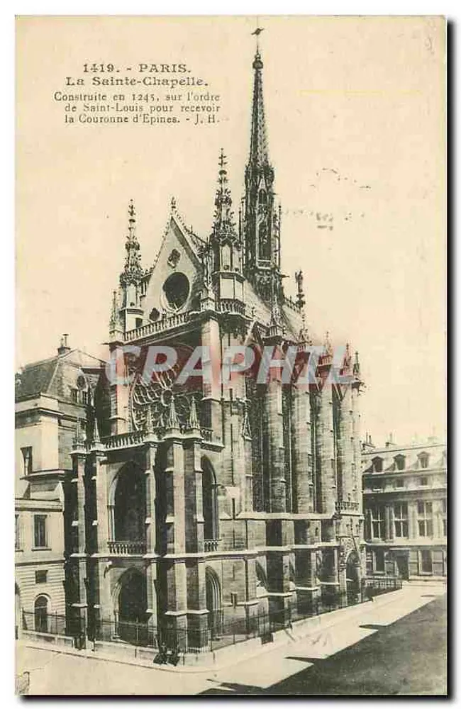 A Santa Capela — Paris — J.H. editor - Frente