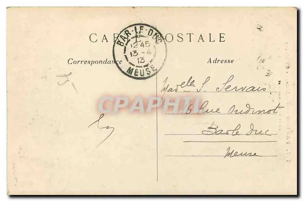 Paris (8e arrt) — Estátua de Strasbourg — G. M. - Verso