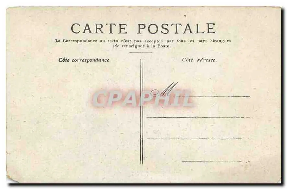 Paris — The Arc de Triomphe des Tuileries — unidentified publisher - Back