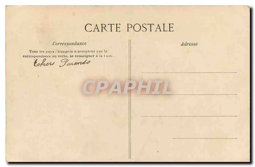 Jardim do Hotel Glatz — 45, Rue de Clichy, Paris — editor não visível - Verso