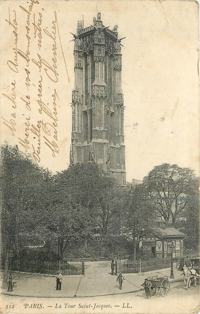 Paris — Torre Saint-Jacques — LL, n°112 - Frente