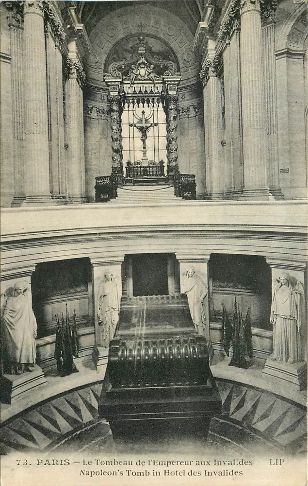 Paris — Le Tombeau de l'Empereur aux Invalides — LIP n°73 - Recto