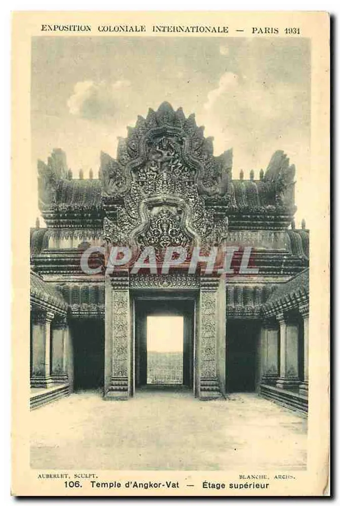 Temple d'Angkor-Vat — Étage supérieur — Auberlet, Blanche, Argcis - Recto