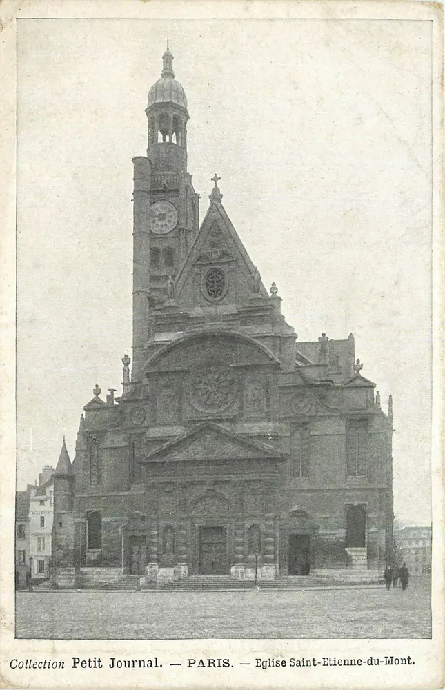 Église Saint-Etienne-du-Mont — Paris — Collection Petit Journal - Recto
