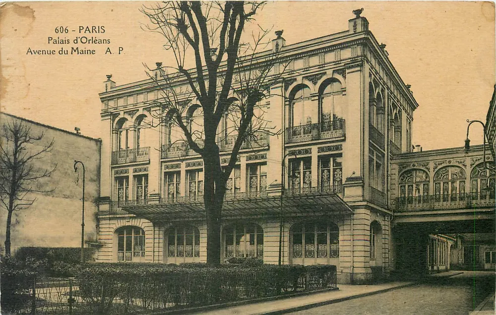 Palais d'Orléans — Avenue du Maine — A. P. - Recto