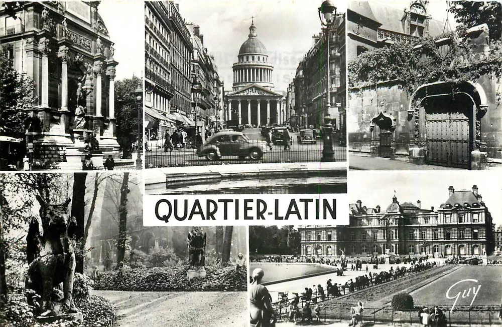 Quartier-Latin — Paris — éditeur Guy, n° de série SP.86-783 - Frente