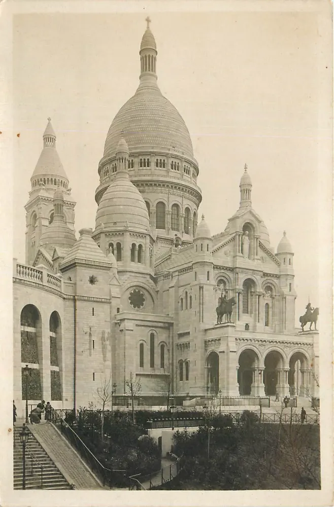 Basílica do Sagrado Coração — Paris — editor desconhecido, número de série não visível - Frente