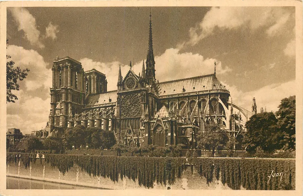 Notre-Dame de Paris — vista panorâmica — JUON, n° H. 719 - Frente