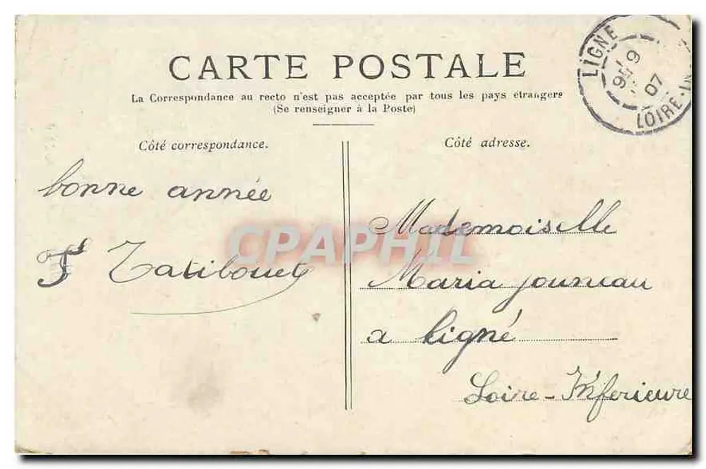 Paris — A Basílica de Montmartre — Editor não identificado, número de série não visível - Verso