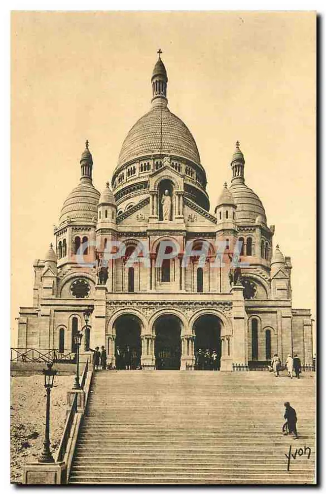 Basílica del Sagrado Corazón — París — Éditions d'Art Yvon, n°147 - Anverso