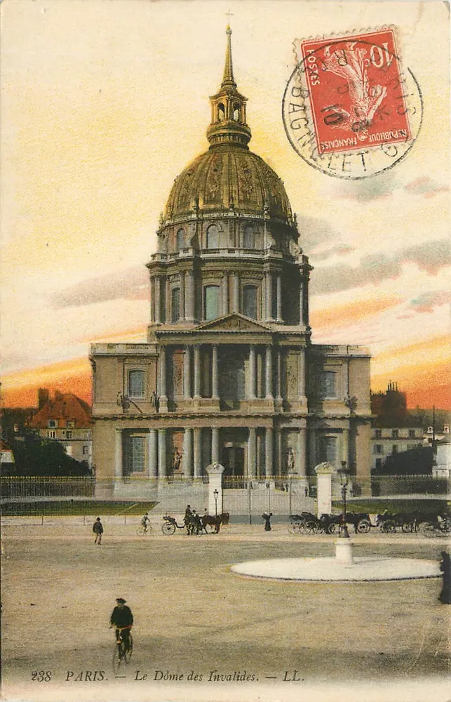 Paris — O Dôme dos Invalidos — LL. n° 238 - Frente