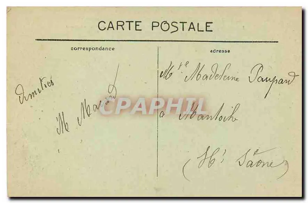 Paris (7º arrondissement) — Os Invalidos — Vista Geral — C.M. - Verso