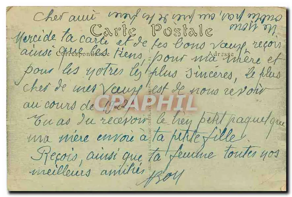 PARIS — Die Avenue de Breteuil und das Hôtel des Invalides — JNDJ Phot. n°433 - Rückseite
