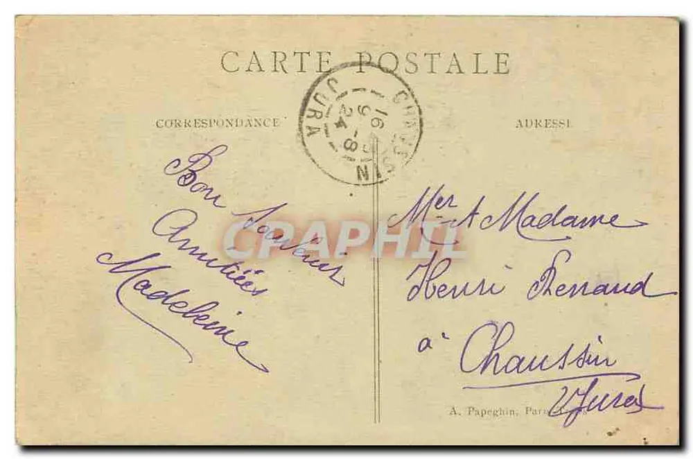 Paris — O Grand Palais — A.P. — 70 - Verso