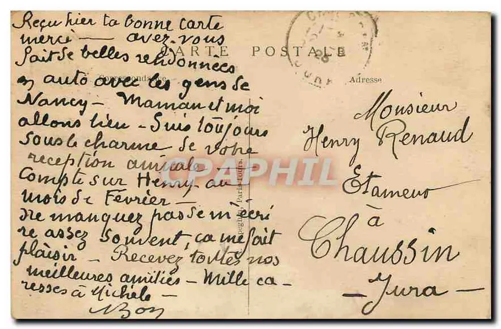 Paris — Le Trocadéro et le Pont d'Iéna — A.P. n°55 - Verso