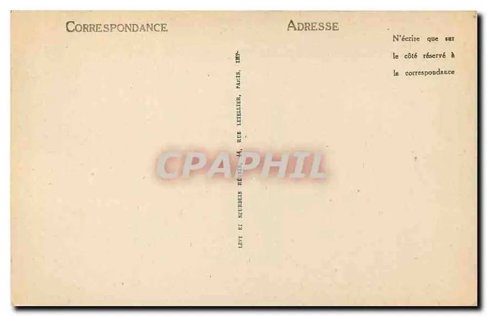 Paris — L'Institut — LL — 1303 - Verso