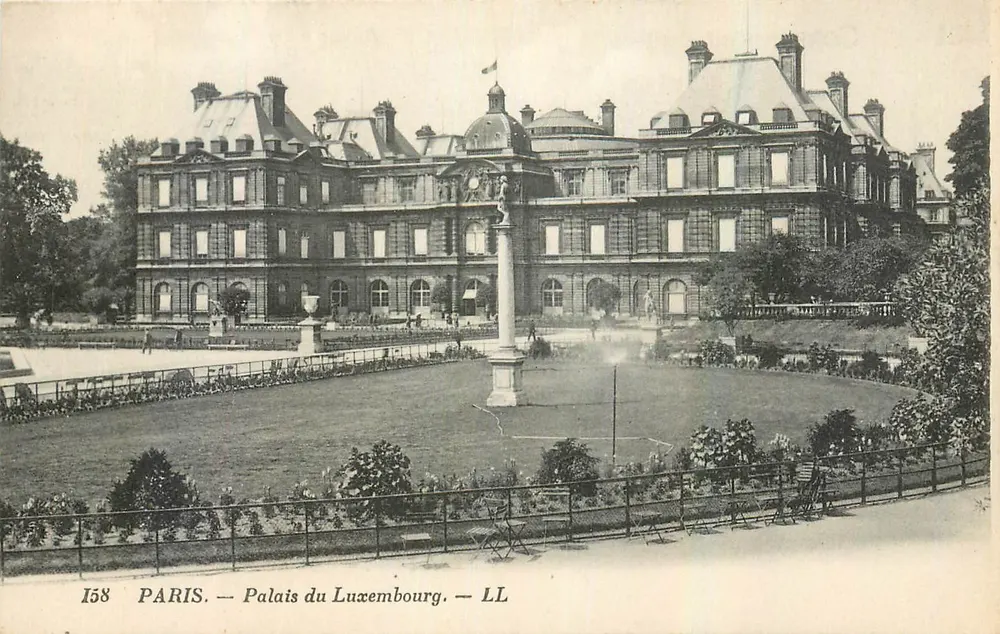 Paris — Palácio do Luxemburgo — editor Levé et Neurdein, n° 158 - Frente
