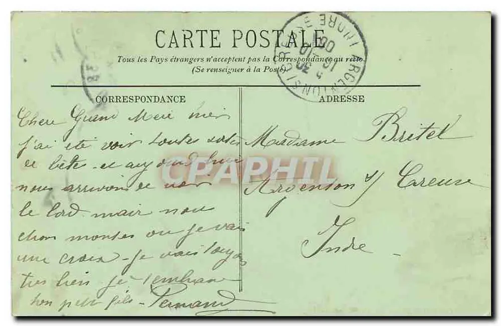 PARIS — A Madeleine — LL. - Verso