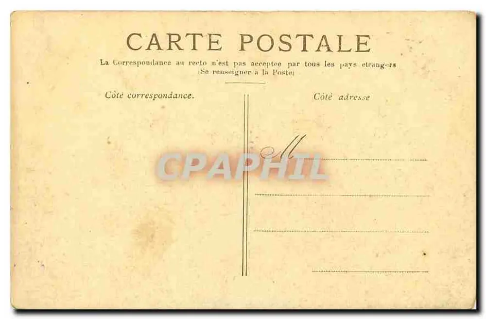 Paris — A Praça da Concórdia — editor não visível - Verso