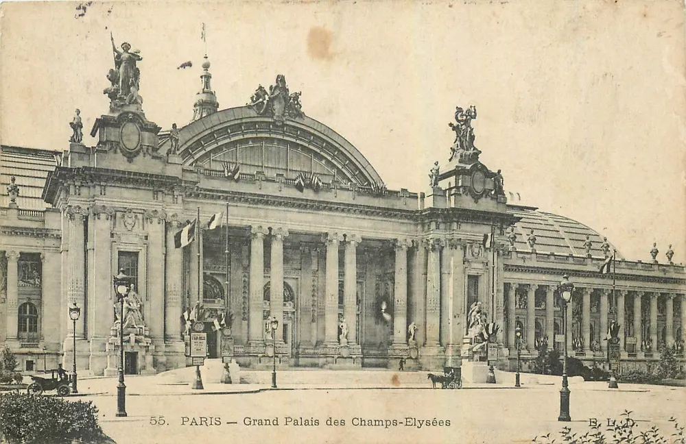 Paris — Grande Palácio dos Campos Elísios — B.L.D. n°55 - Frente