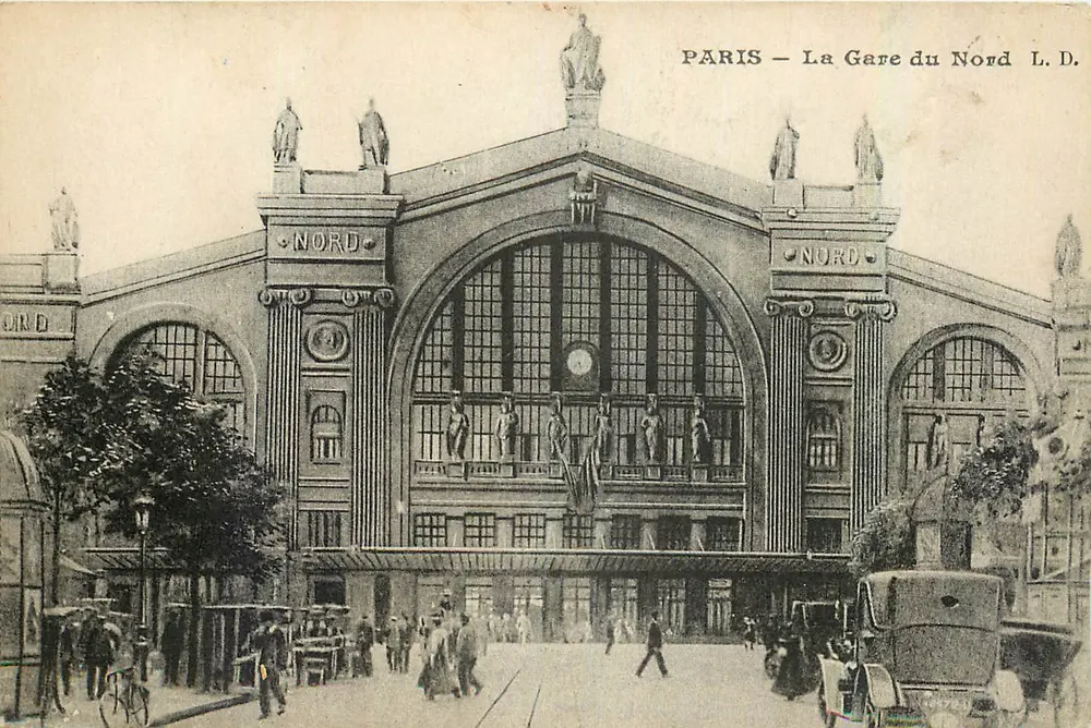 Parigi — La Stazione del Nord — L.D. - Recto