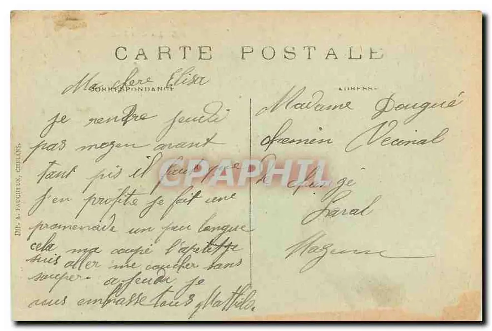 Parigi — La Stazione del Nord — L.D. - Verso