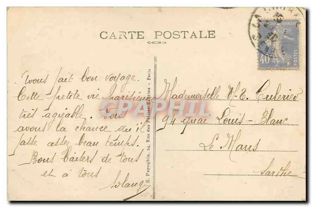 Paris — O Pont Alexandre-III — A.P. - Verso