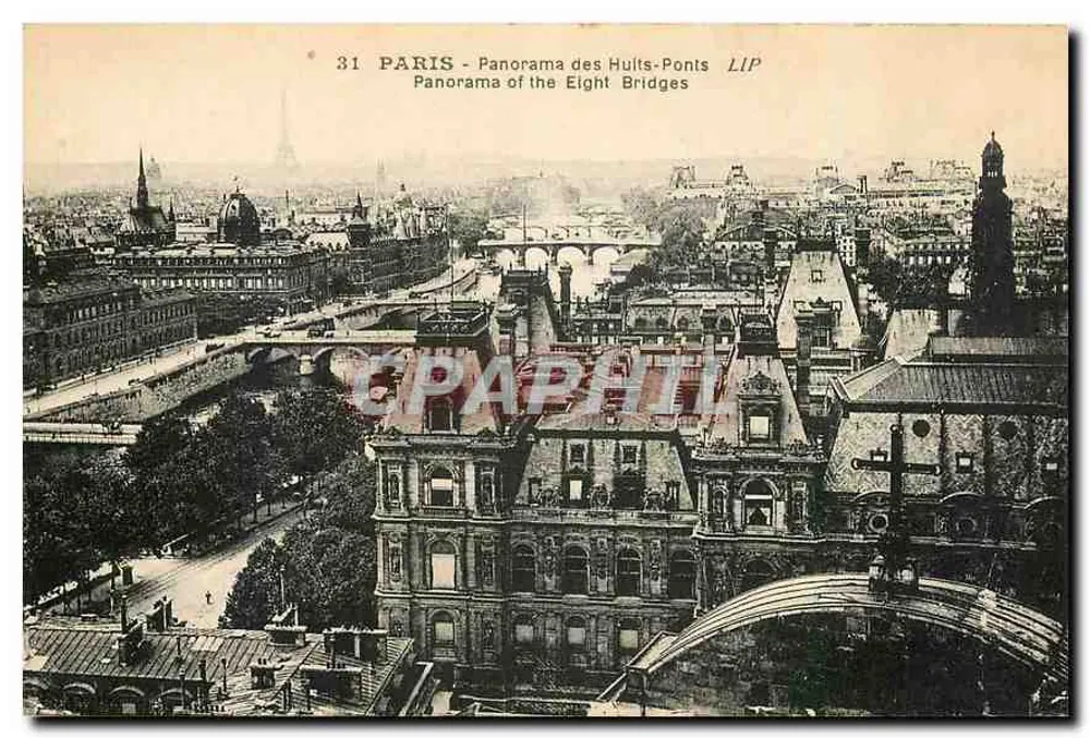 Paris - Panorama dos Hults-Ponts — LIP, n°31 - Frente