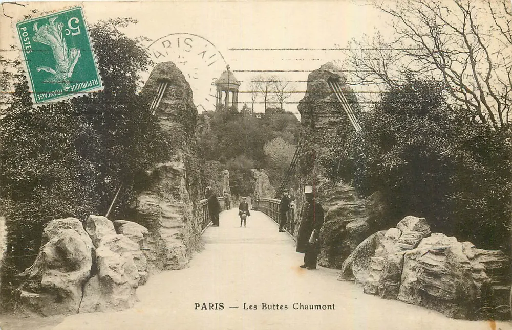 PARIS — As Buttes Chaumont — Editor não identificado, número de série não visível - Frente