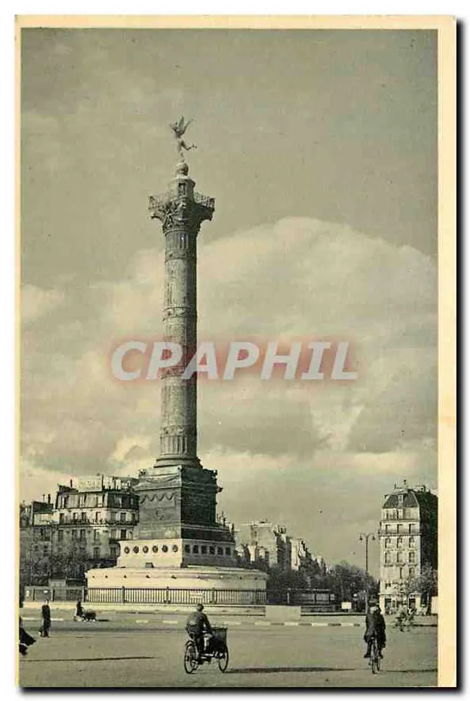 Place de la Bastille — Säule vom 17. Juli — Éditions Gründ, Paris - Vorderseite