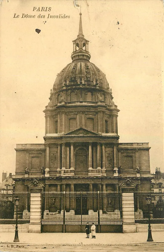Paris — O Dôme dos Invalides — L. D., Paris - Frente