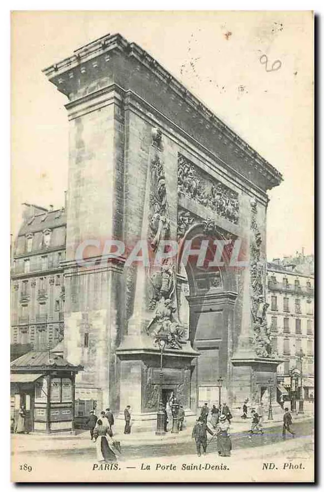 Paris — A Porta Saint-Denis — ND. Fot. - Frente