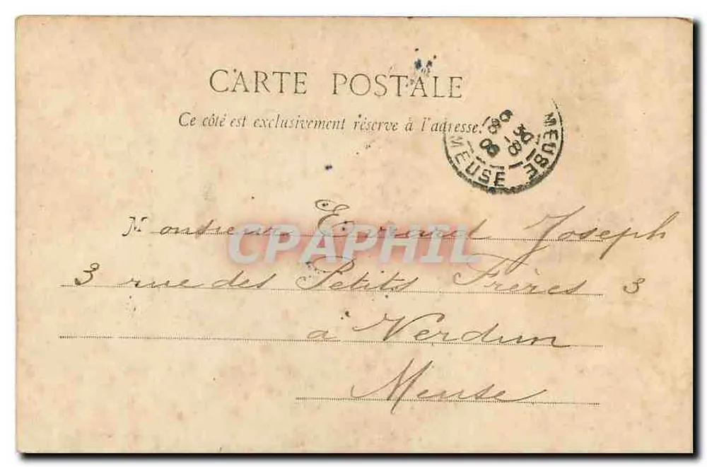 Paris - A Fonte de São Miguel — A. Tarido, Paris, n°10 - Verso