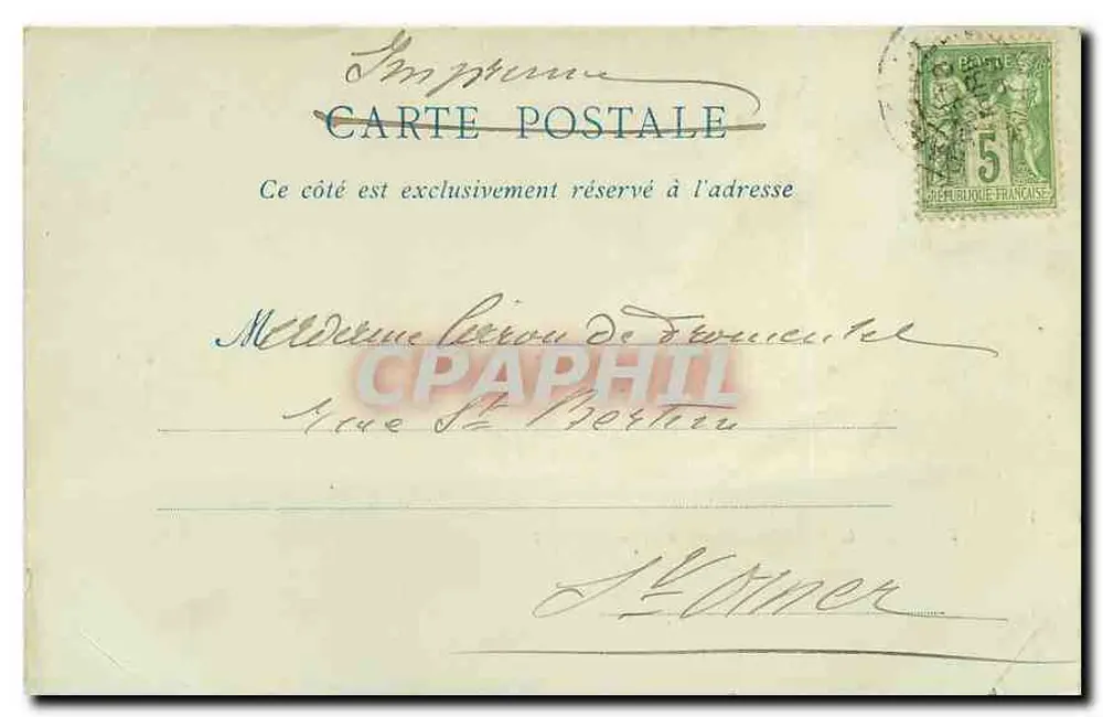 PARIS — Le Palais du Luxembourg — ND Phot - Verso