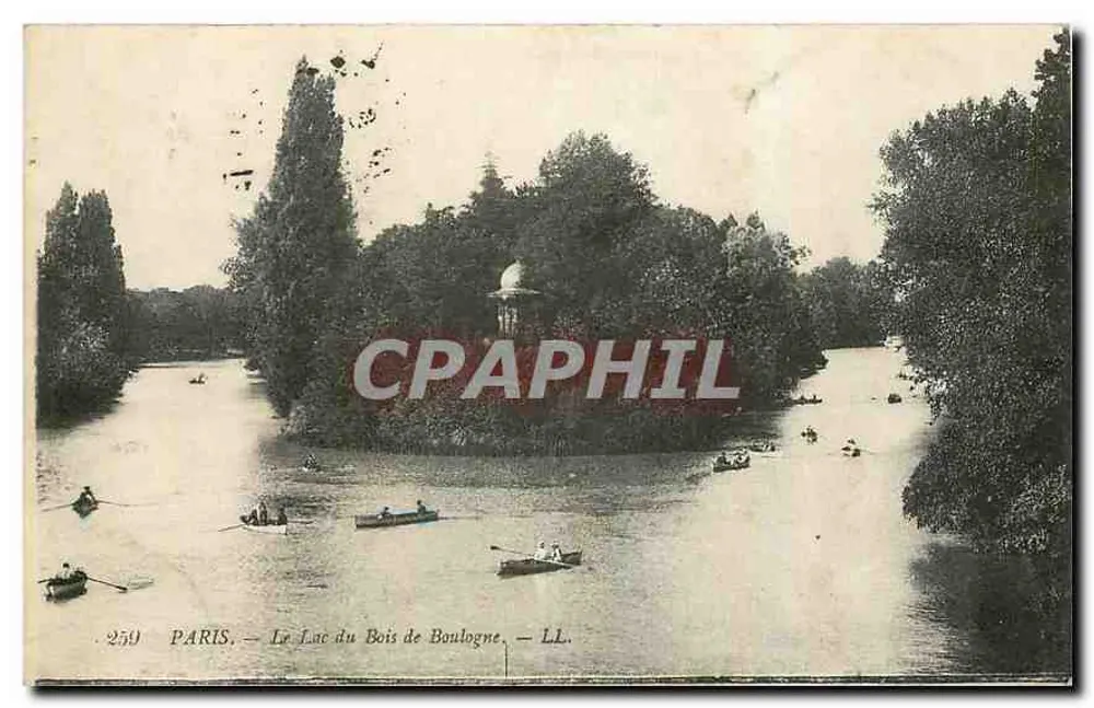 Paris — Le Lac du Bois de Boulogne — LL. — n° 250 - Recto