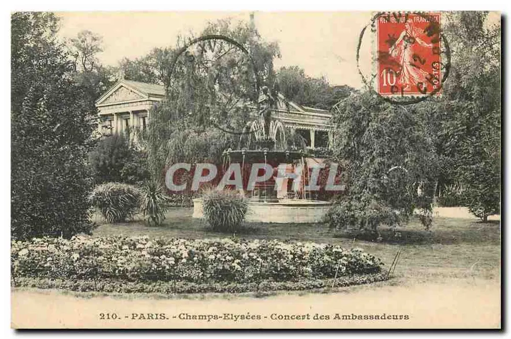 Paris - Champs-Élysées - Konzert der Botschafter — 210 - Vorderseite