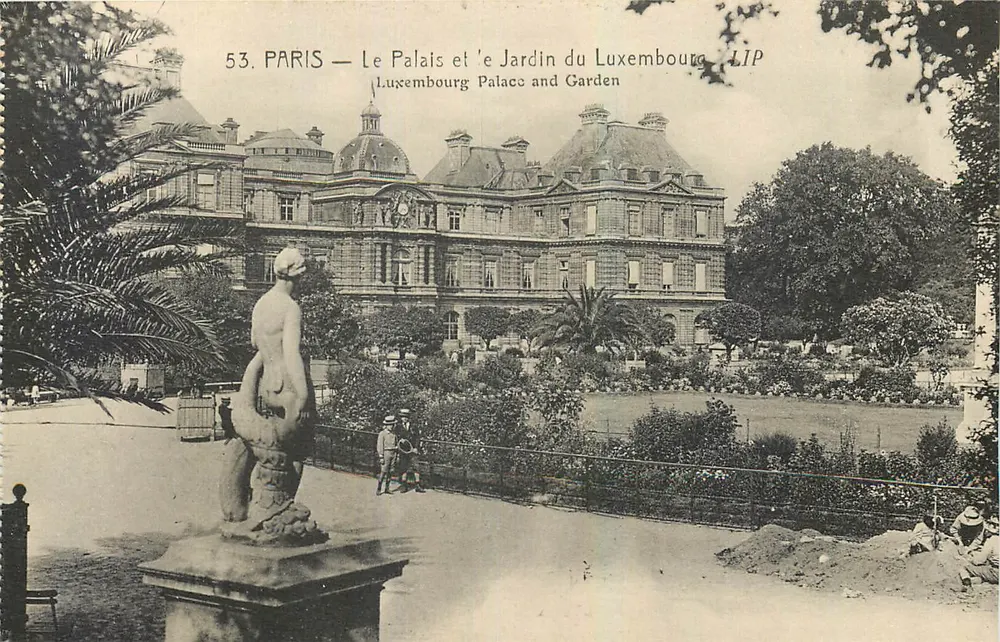 Paris — Das Palast und der Garten des Luxembourg — LIP - Vorderseite