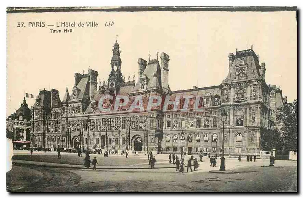 Parigi — L'Hôtel de Ville — LIP - Recto