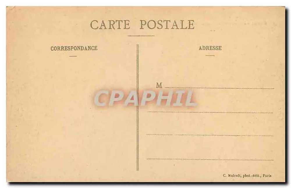 Place Vendôme e Coluna Vendôme — Paris — C.M. n°37 - Verso