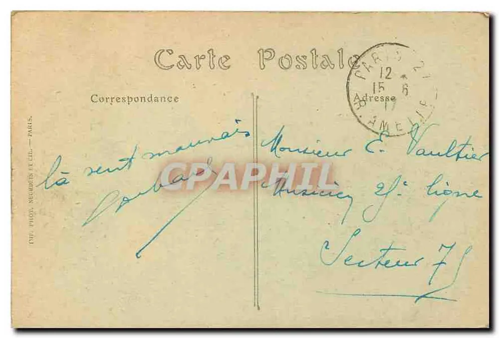Paris — A Praça e o Palácio da Bolsa — ND. Phol. - Verso