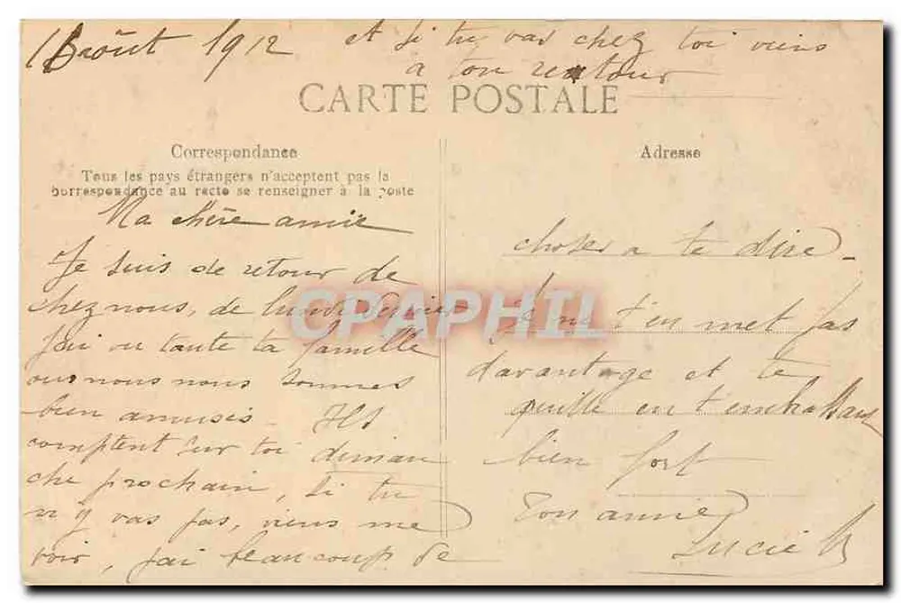 PARIS — The Boulevards, viewed from the Madeleine — publisher ELD, no. 4021 - Back