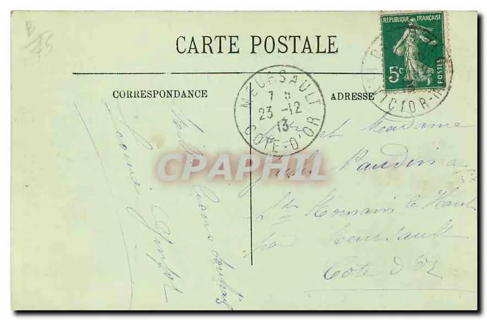 Paris — La Rue Soufflot et le Panthéon — LL. — N° 165 - Verso