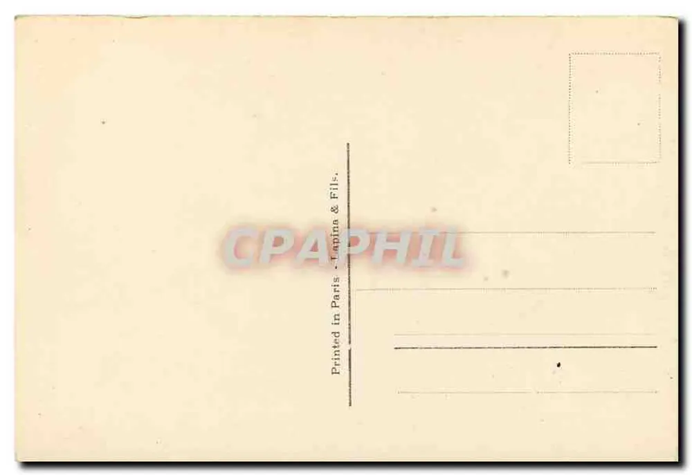 Begegnung im Bois de Boulogne — Kupferstich aus der Nationalbibliothek — A.P.D.R. n° 8634 - Rückseite