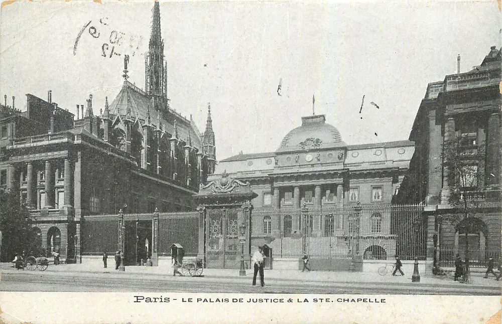 Paris - Le Palais de Justice & La Ste. Chapelle - Recto