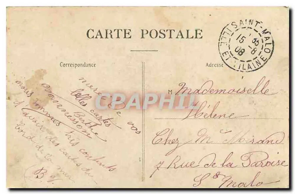 Paris — Viaduc du Métropolitain — éditeur : Paris, n° 651 - Verso