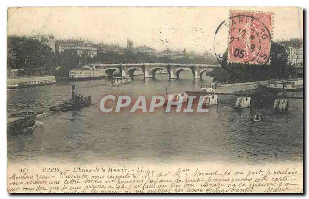 Paris — L'Écluse de la Monnaie — éditeur LL - Frente