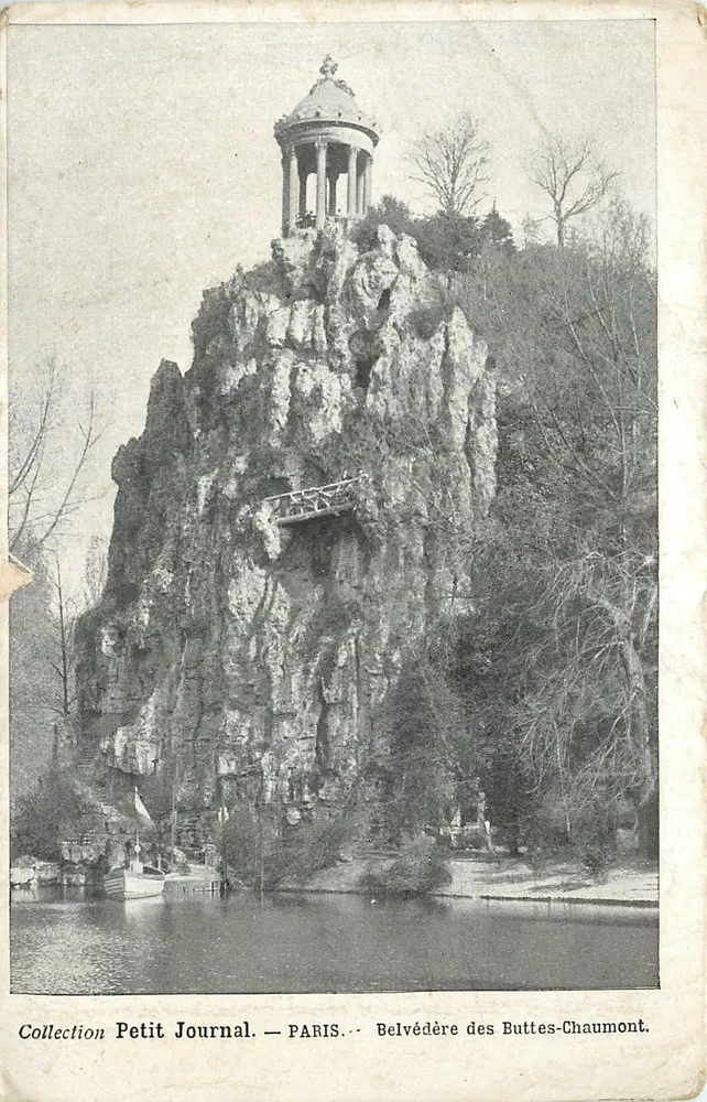 Belvédère der Buttes-Chaumont — Paris — Collection Petit Journal - Vorderseite